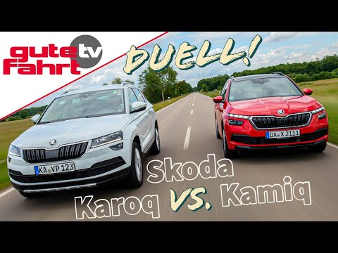 Comparison test: Skoda Karoq 1.5 TSI vs. Skoda Kamiq 1.5 TSI – Which is better? Comparison | Test