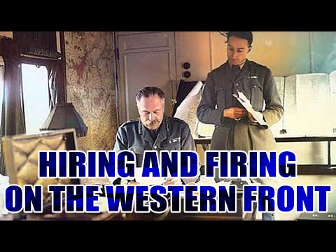 Hiring and Firing on the Western Front | Dr John Bourne
