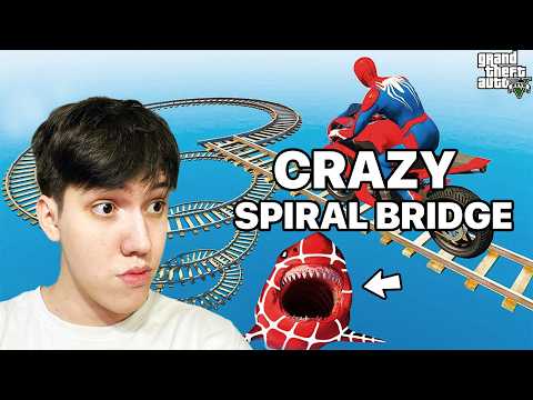 The CRAZIEST Spiral Bridge Chaos in GTA 5 | Supers Go Insane | KeFesH MULTIVERSE