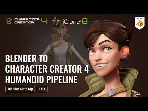 Fastest Turnaround from Static Mesh to Fully Animated Character | Blender-Character Creator Pipeline
