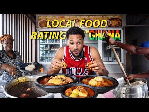 Real AFRICAN VILLAGE FOOD | Inside a Busy Ghana Chop Bar 🇬🇭