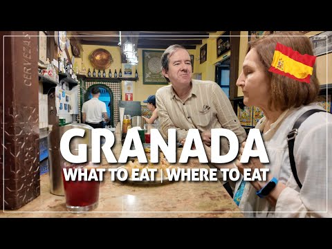 ✅ Food in GRANADA: local flavors, free tapas and favorite bars  🇪🇸 #230