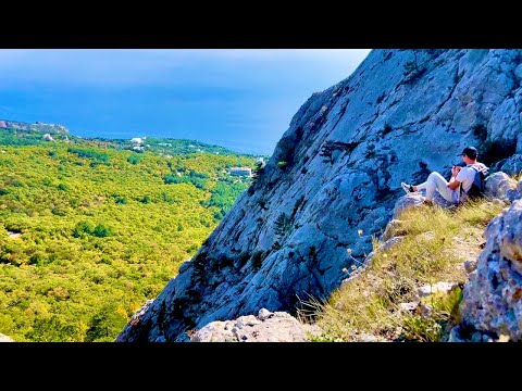 КРЫМ сегодня. Ушли в ГОРЫ. ТРОПА Чертова лестница. Шайтан Мердвен. Внезапная встреча. Осень в Крыму