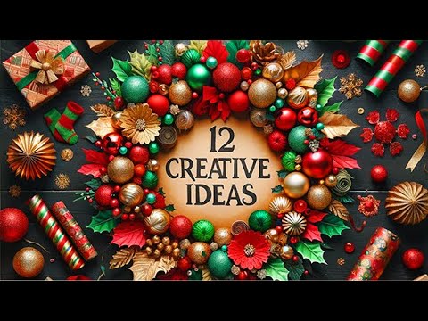 12 IDEAS🎄DIY Christmas Crafts Ideas🎄Christmas Tree Ornaments🎄Christmas decoration ideas for home