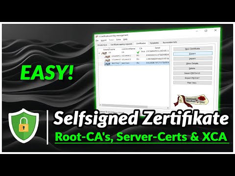 🔐 Master self-signed certificates! 🚀 Tutorial for your own root CA & HTTPS in the home lab (XCA)