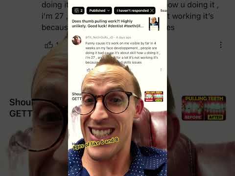 Thumb pulling! A lost cause? @Gohrrr @Thoubis #teeth #dentist #face