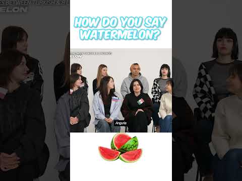 How to pronounce Watermelon in 9different languages!!