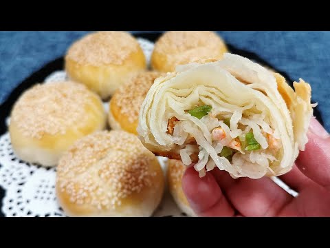 萝卜全身都是宝，教你个新吃法，可烤可烙，外酥里鲜，一碰就掉渣