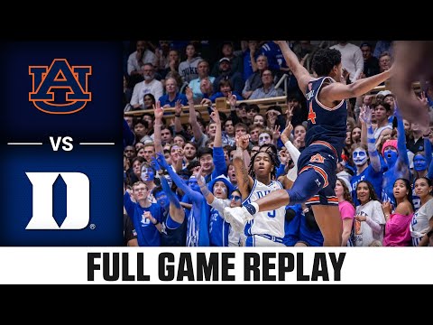 Auburn vs. Duke Full Game Replay | 2024-25 ACC Men's Basketball