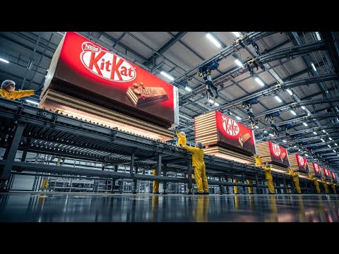 How KitKat Chocolate Bars Are Really Made: Epic Factory Process Revealed