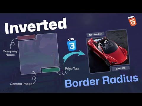 CSS Hack: Create Inverted Border Radius Cards using CSS 🎨