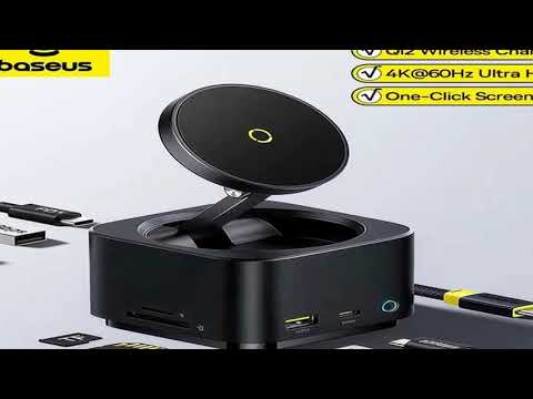 Why Everyone’s Talking About This Product! Baseus 7-in-1 USB C HUB HDMI 4K@60Hz with Qi2 Wireless