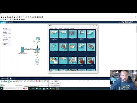 Configure a Router to use AAA (Radius/TACACS) for Authentication using Cisco Packet Tracer