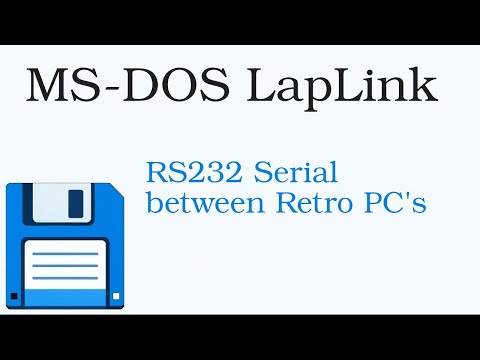 MS-DOS Laplink - RS232 Serial Transfer