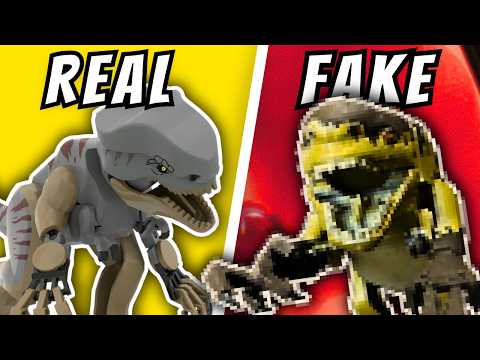 I Built The D-REX Set Using FAKE LEGO