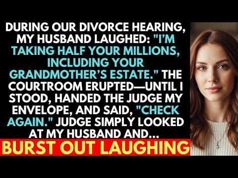 When My Husband Tried To Steal Half My Fortune, I Gave The Judge An Envelope; And He Laughed At Him.