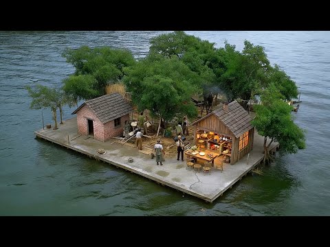 Talented Woman build Modern Villas with Bridges from Scratch in 210 Days | by @LýPhúcNhi