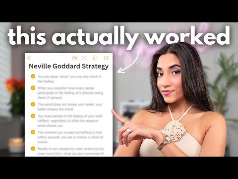 The Exact Neville Goddard Method I Used To Finally Manifest My Dreams