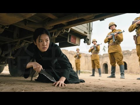 村姑藏身車底潛入敵營，突然殺出，消滅日軍一個營   ⚔️  抗日  MMA | Kung Fu