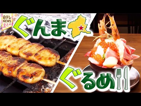 【群馬グルメ】大満足！海なし県で絶品海鮮丼/肉も！魚も！名物たくさん道の駅
