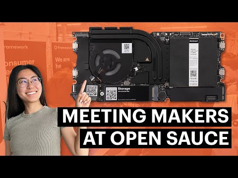Framework Went to Open Sauce and Met The Coolest Makers 😎