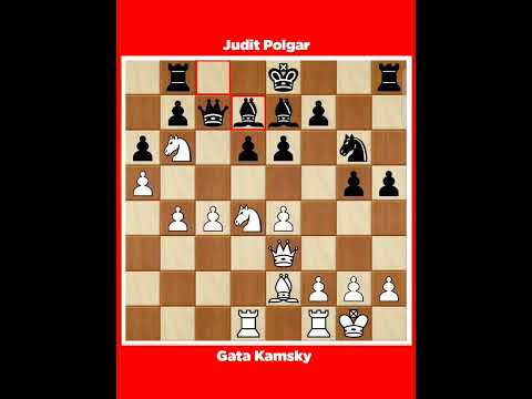 Gata Kamsky vs Judit Polgar √ Melody Amber Active Monte Carlo Monaco, 1996.