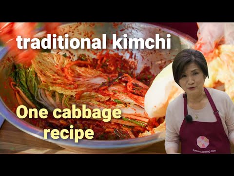 Make kimchi like a Korean mom with this small batch recipe! Traditional kimchi (aka Pogi kimchi)
