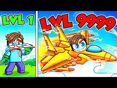 Upgrading NOOB to GOD Plane in Roblox!