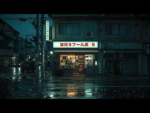 Tokyo After Midnight 🌙 Lofi Sleep Mix with Rain Ambience