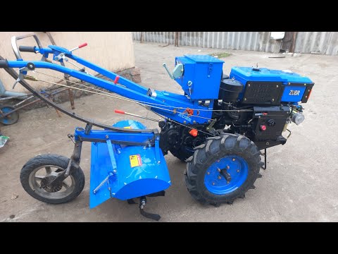Purchase of a new ZUBR 12hp walk-behind tractor