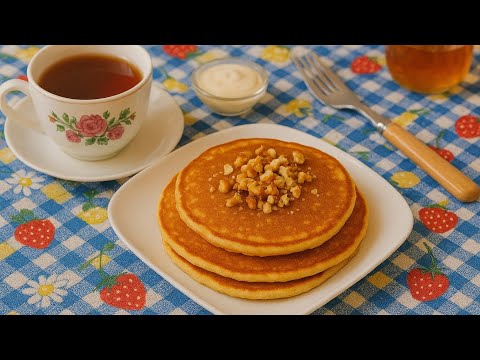 A Quiet Morning Breakfast | Homemade Pancakes and Tea