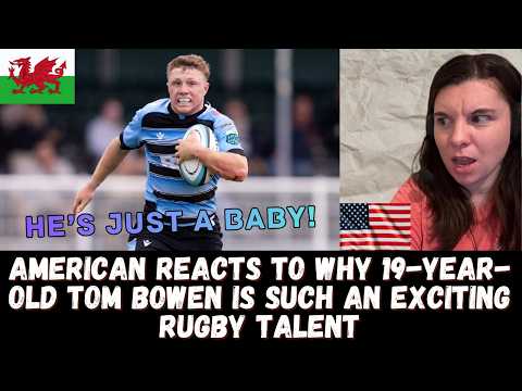 He's already so good! American reacts to Why 19-year-old Tom Bowen is Such an EXCITING Rugby Talent