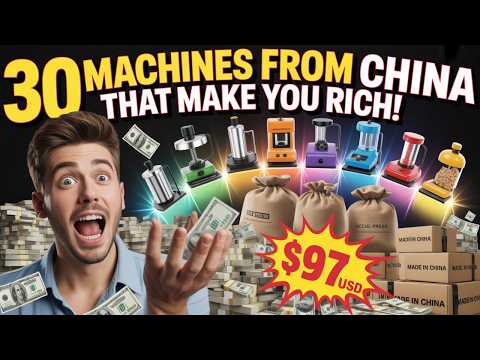 🔥🚀 30 Cheap Machines FEW Know About That Will MAKE YOU MONEY from HOME