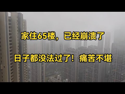 家住武汉65楼，已经崩溃了，日子都没法过了！高楼层高房价痛苦不堪