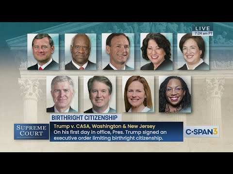 Supreme Court Hears Birthright Citizenship Case