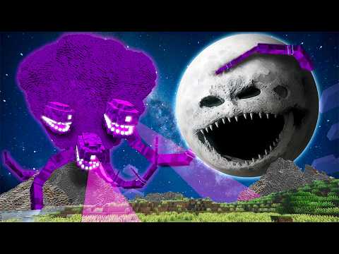 Wither Storm vs The Moon Woke Up in Minecraft!