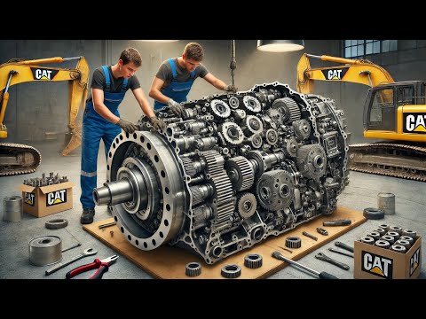 Restoration Caterpillar Louder Transmission with Basic Tools