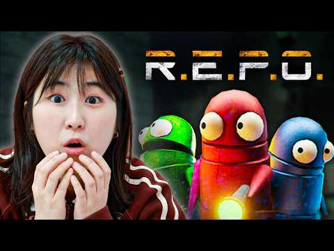 괴물을 피해 몰래 물건을 훔치는 R.E.P.O. 직접 해봤습니다ㅋㅋㅋㅋ[웃소게임즈]