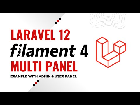 Laravel 12 + Filament 4 | Admin & User Multi-Panel Example