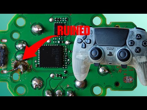 How To Fix A Damaged Solder Point On A DualSense Edge Controller 