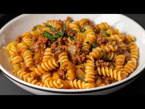 Just 15 minutes! My family's favorite One Pot Ground Beef Pasta Recipe! I make it every weekend!