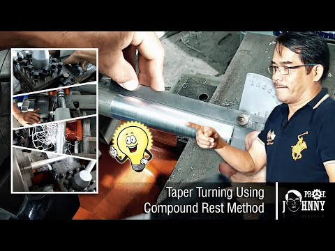 Taper Turning Using Compound Rest Method