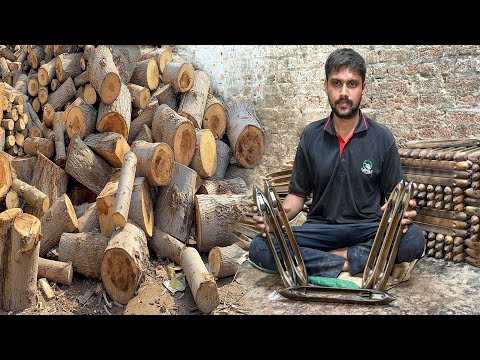 "Inside the Amazing Process of Making Wooden Shuttles for Power Looms|"Creative Woodworking Mastery|