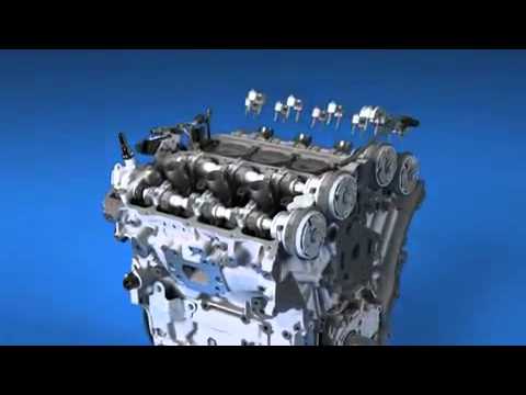 Cadillac Twin Turbo Engine Build Animation