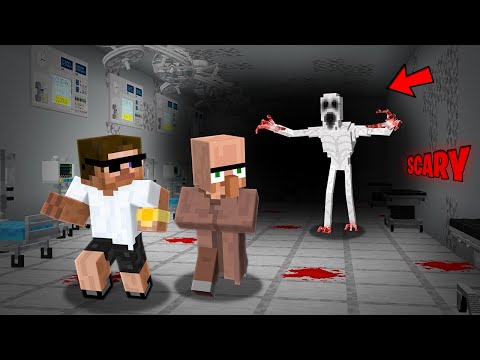 Escaping Horror Hospital in Minecraft..