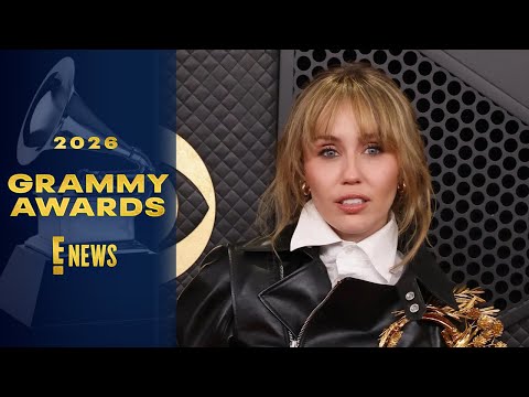 Miley Cyrus Has a Sharp Edge With Massive Brooch on Grammys Red Carpet | Grammys 2026