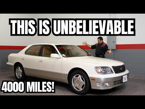 27 Year Old Lexus with 4000 Miles! They Don't Make Cars Like This Anymore!