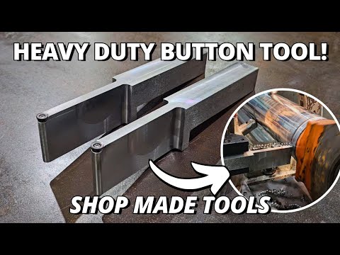 Making & Testing HEAVY DUTY Button Tool Holder | Shop Made Tools