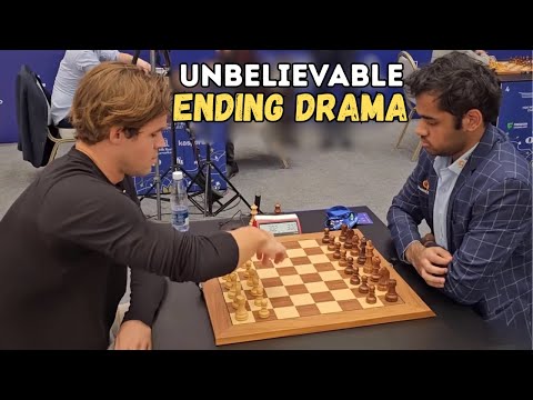 Unbelievable Ending in Magnus Carlsen vs Arjun Erigaisi Blitz Game