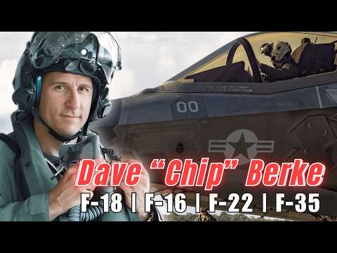 Only Marine To Fly The F-22 And F-35 | TOPGUN Instructor Dave "Chip" Berke